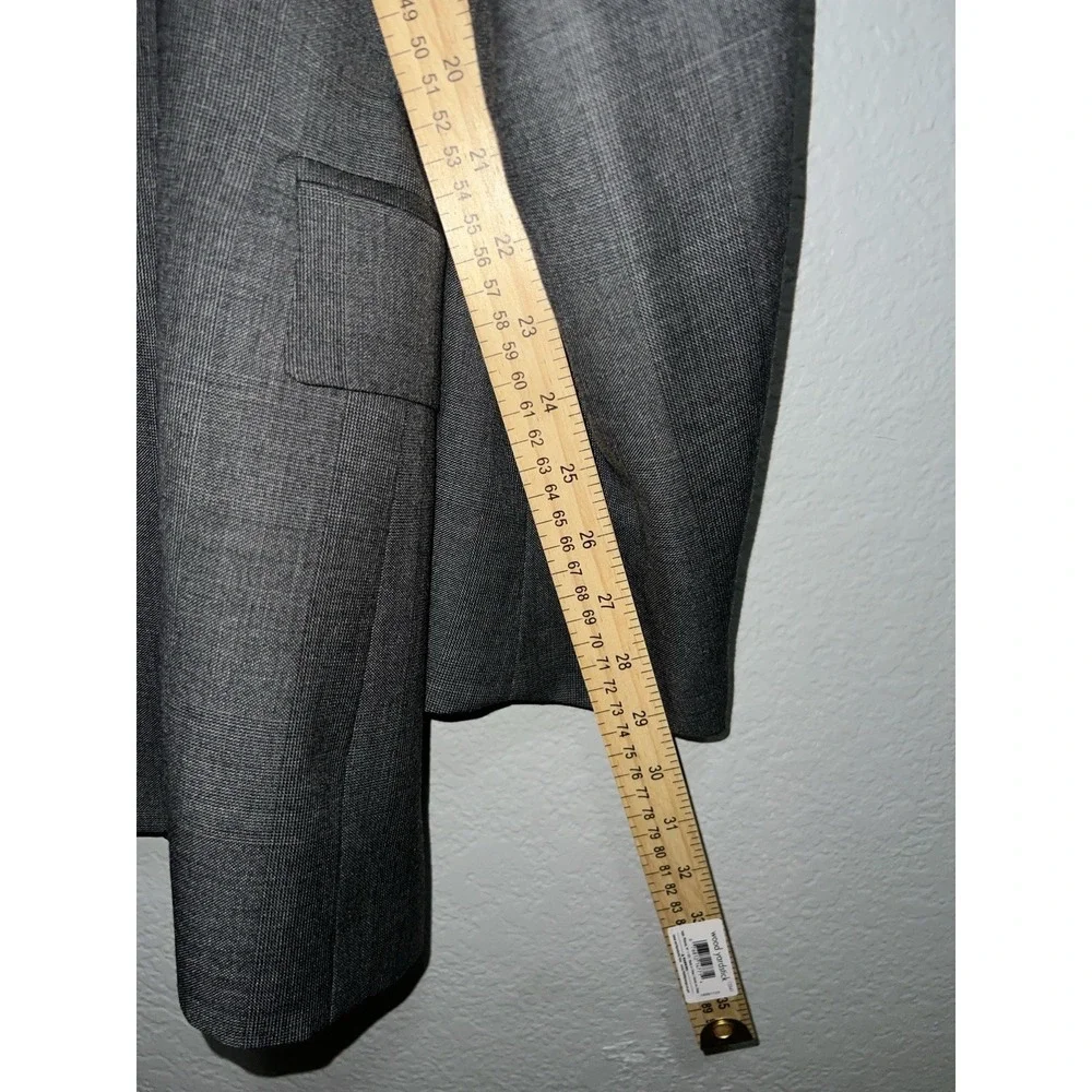Suitsupply Blazer 38L/98 Vitale Barberis Gray Pure Wool Sport Coat Mens Lazio